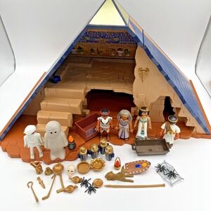 Playmobil 5386 Pharaoh's Pyramid Playset Incomplete w/ Extras Retired 2016 Egypt